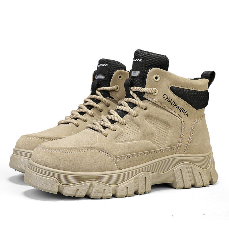 Damen Outdoor High-Top Sneakers mit rutschfester Sohle und atmungsaktivem Obermaterial R&B