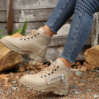 Damen Winterstiefel mit kuscheligem Innenfutter und robustem Sohlenprofil R&B