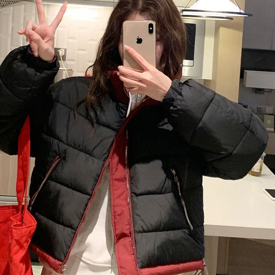 Damen Kurze, wattierte Freizeitjacke mit seitlichen Reißverschlusstaschen R&B