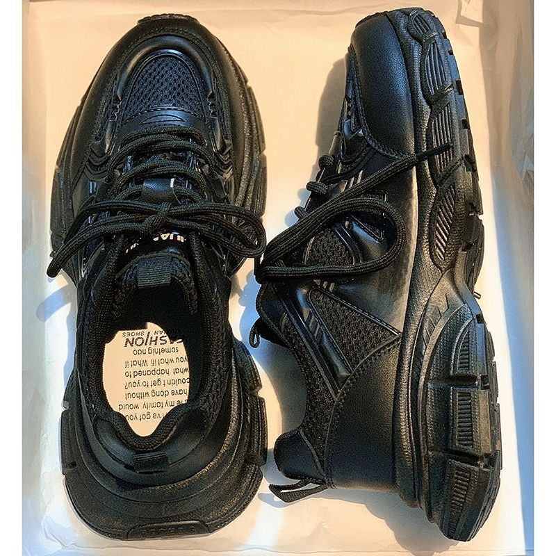 Damen Sportliche Trend Sneaker mit dicker Sohle und atmungsaktivem Obermaterial R&B