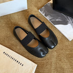 Damen Komfortable Ballerinas mit elastischem Riemen