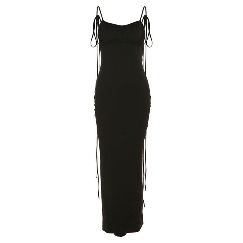 Damen Figurbetontes Maxikleid mit Raffungen R&B