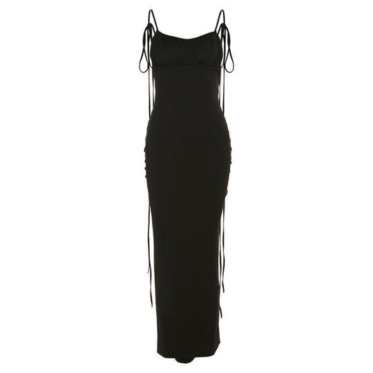 Damen Figurbetontes Maxikleid mit Raffungen R&B
