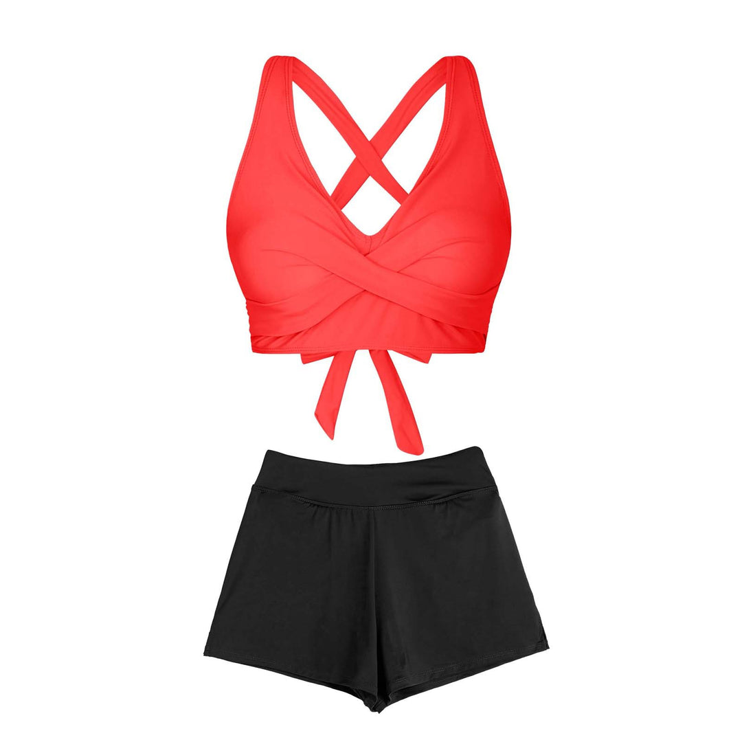 Damen Zweiteiliger Badeanzug mit floralem Design R&B