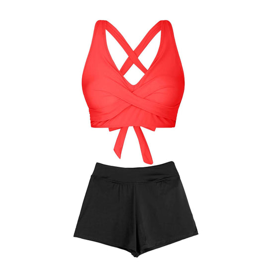 Damen Zweiteiliger Badeanzug mit floralem Design R&B