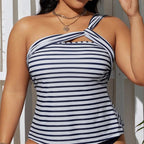 Damen modischer Tankini mit schickem Knoten-Detail R&B