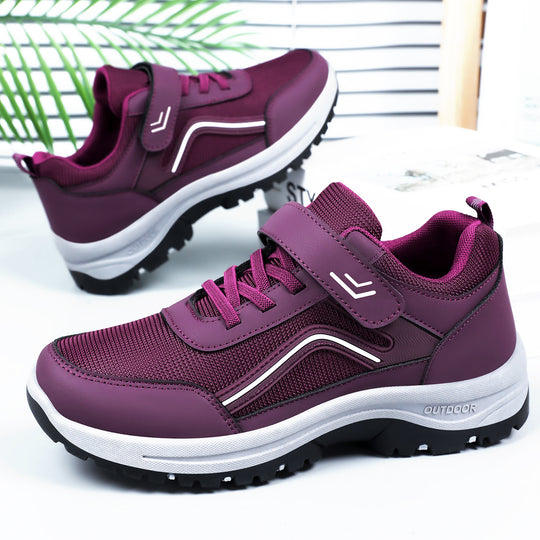 Damen Sportliche Outdoor-Sneakers mit robustem Sohlen-Design R&B
