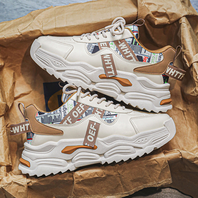 Damen modische Sneaker mit einzigartigem grafischen Design und dämpfender Sohle R&B