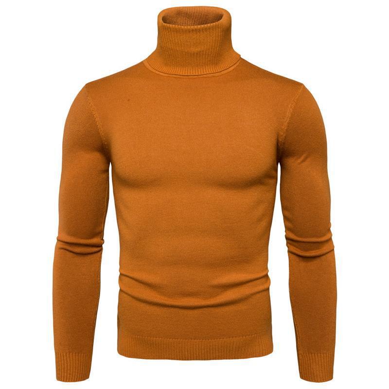 Herren Rollkragenpullover aus feiner Merinowolle R&B