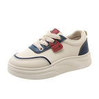 Damen modische Sneakers mit sportlicher Sohle und atmungsaktiver Obermaterialstruktur R&B