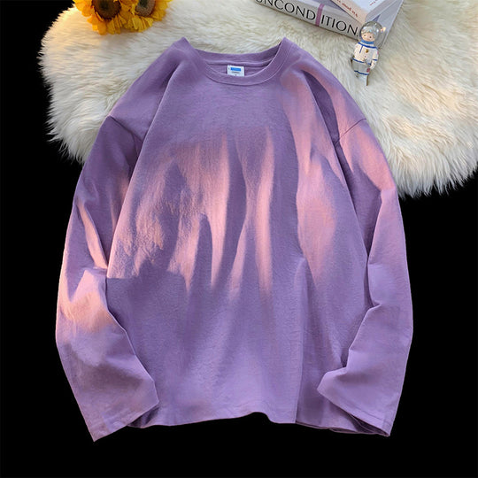 Damen Lässiges Langarmshirt aus hochwertiger Baumwolle R&B