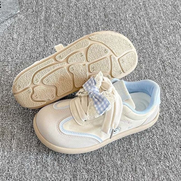 Damen Verspielte Sneakers mit Rüschendetail und bequemer Dämpfung R&B