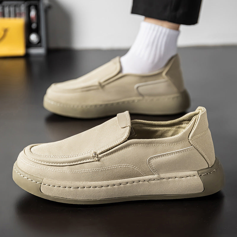 Damen Modische Slip-On Sneakers mit elastischem GewR&Be R&B