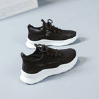 Damen atmungsaktive Freizeitsneaker mit innovativem Netzdesign und rutschfester Sohle R&B