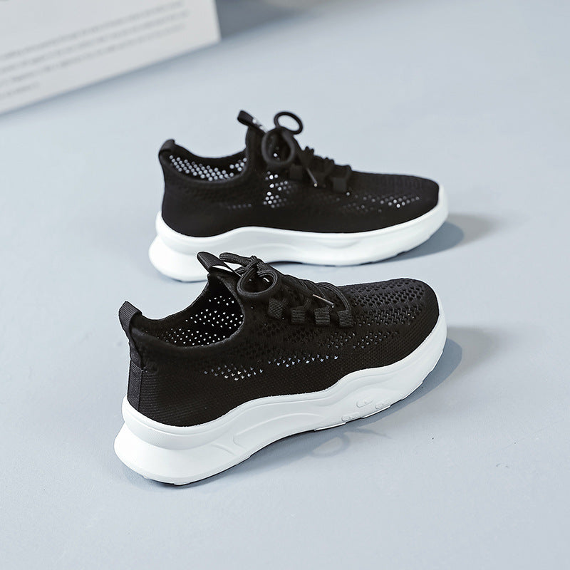 Damen atmungsaktive Freizeitsneaker mit innovativem Netzdesign und rutschfester Sohle R&B