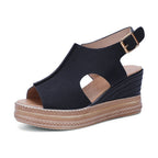 Damen Plattform Sandalen