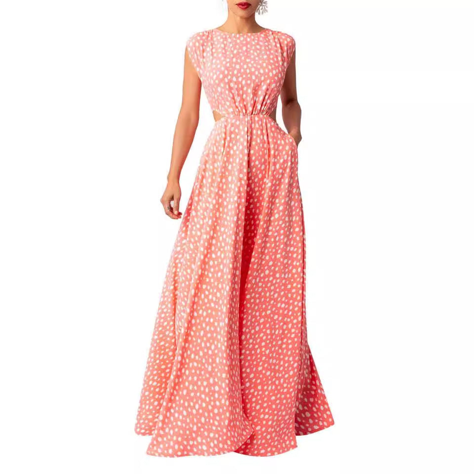 Damen Maxikleid mit unverwechselbarem Schnitt und elegantem Design R&B