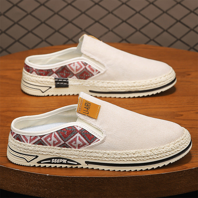 Damen Slip-On Freizeitschuhe mit modernem Ethno-Design