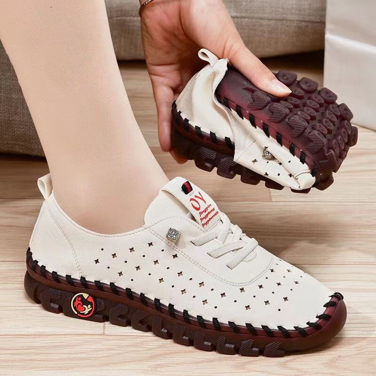 Damen Atmungsaktive Freizeitschuhe mit rutschfester Sohle und bequemem Fersenbereich R&B