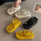 Damen modische Sling-Sandalen mit flexibler Sohle und elegantem Riemchen R&B