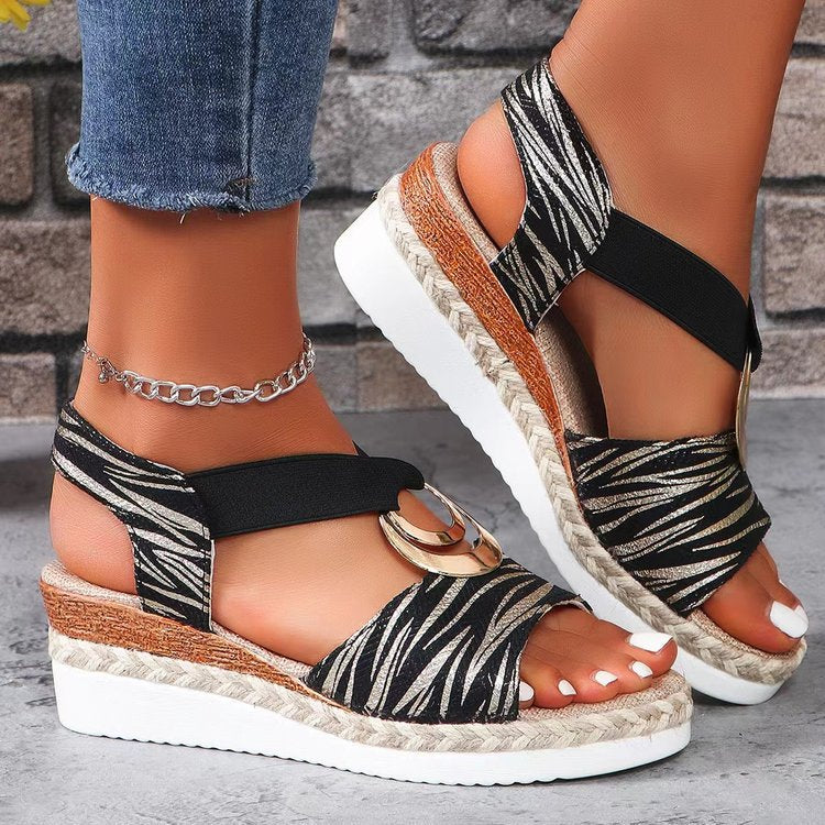 Damen Plateau Sandalen R&B