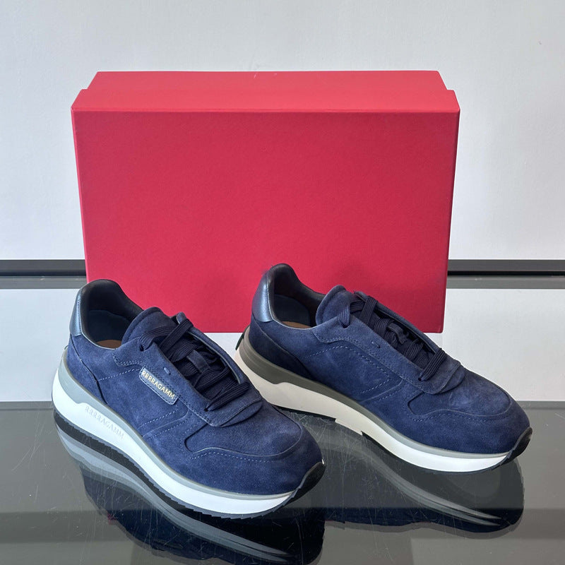 Damen Sportliche Sneakers mit rutschfester Laufsohle und hochwertiger Wildleder-Oberfläche R&B