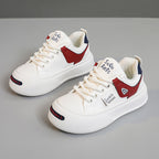 Damen Sneakers mit modischem Design und erhöhter Plateau-Sohle R&B