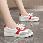 Damen Modische Sneakers mit Metallic-Akzenten und Komfortsohle R&B