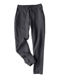 Damen Leichte Chinohose aus atmungsaktivem Leinenmix mit verstellbarem Bund R&B