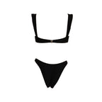 Damen Luxuriöser Bikini mit elegantem Goldakzent R&B