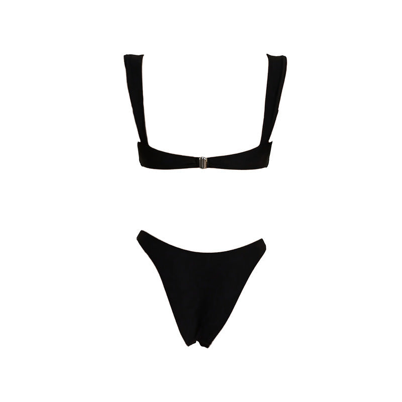 Damen Luxuriöser Bikini mit elegantem Goldakzent R&B