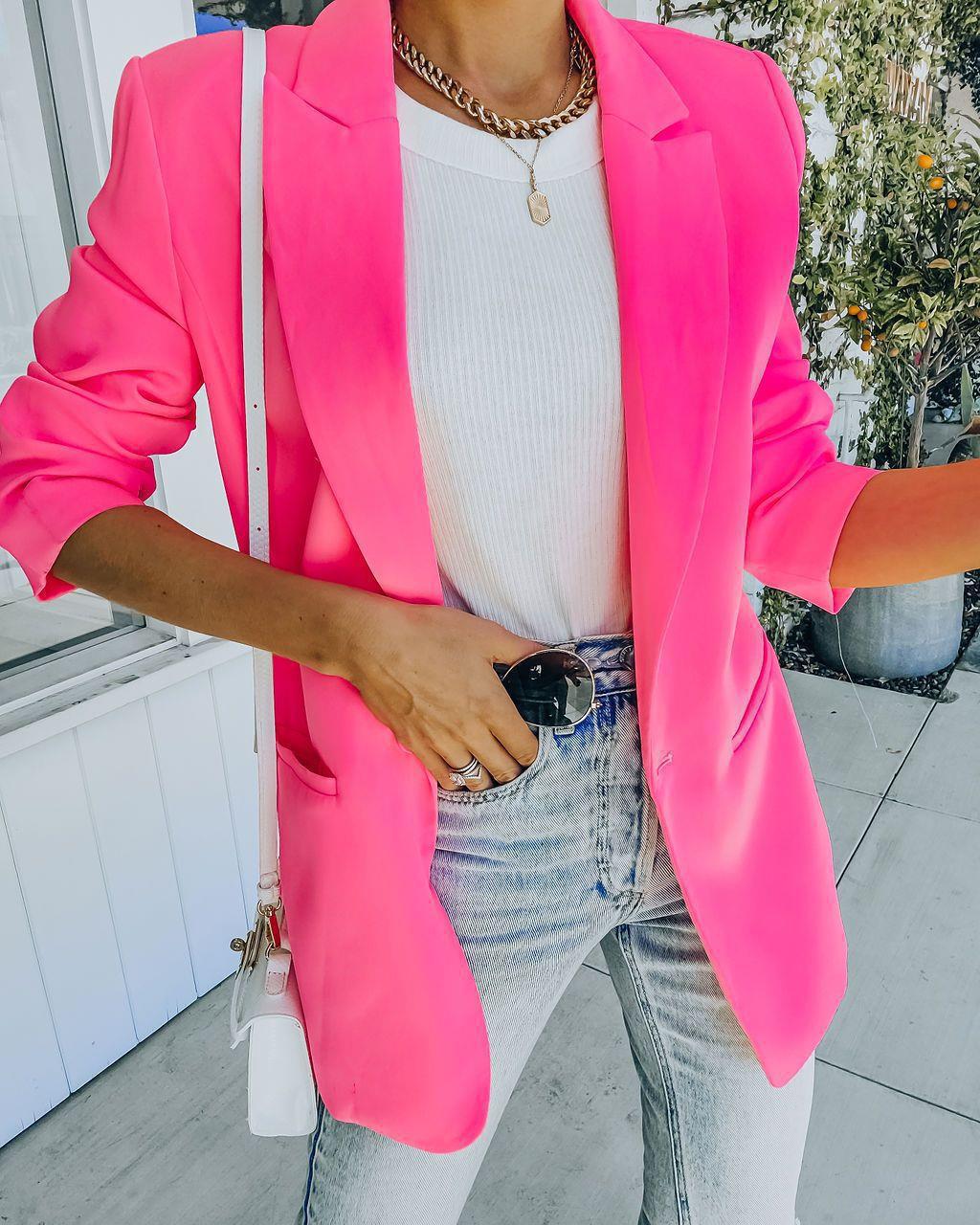 Damen Eleganter Blazer mit strukturiertem Schnitt R&B