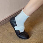 Damen Ballerinas mit elegantem Riemen und modischem Steppdesign