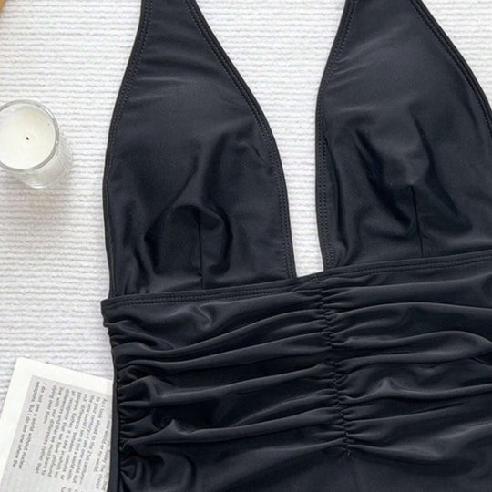 Damen Eleganter Monokini mit Raffungen R&B