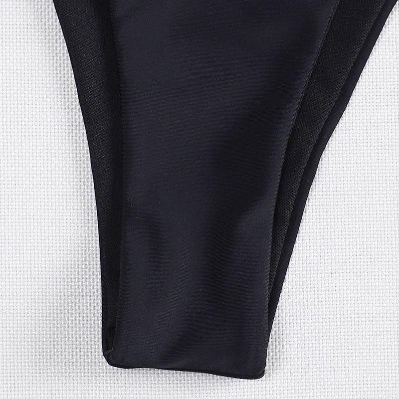 Damen Bikini-Höschen mit verstellbaren Bändern und elegantem Ring-Detail R&B