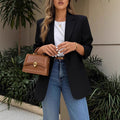 Damen Eleganter Blazer mit modernen Schnittlinien und praktischen Taschen R&B