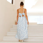 Damen Maxi-Kleid mit floralen Mustern R&B