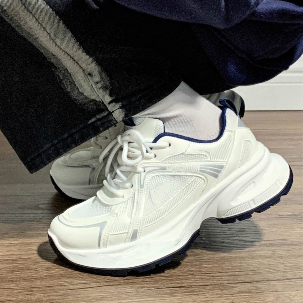 Damen modische Sportschuhe mit dämpfender Sohle und atmungsaktivem Obermaterial R&B