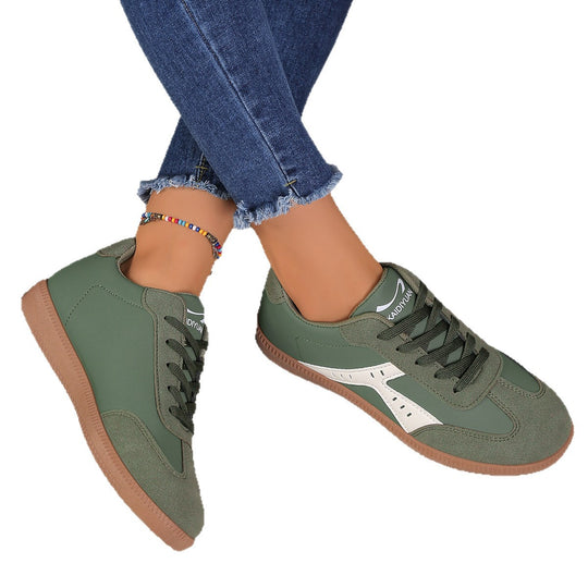 Damen Sneakers im Vintage-Look mit atmungsaktivem Obermaterial und rutschfester Sohle R&B