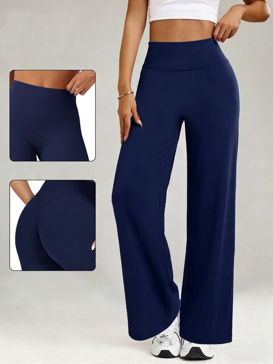 Damen Sportliche Hochbund-Hose R&B