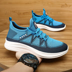 Damen Sportliche Strick-Sneakers mit rutschfester Sohle und atmungsaktivem Obermaterial R&B