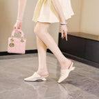 Damen Mules mit elegantem Design und komfortablem Struktur R&B