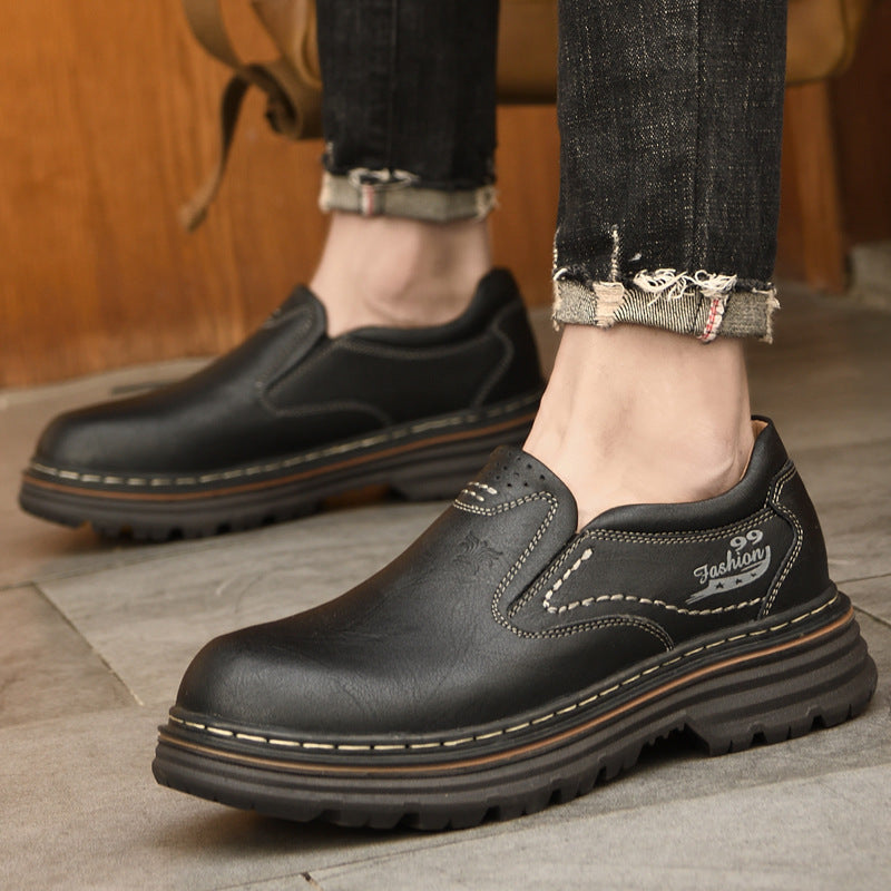Herren Elegante Slip-On Schuhe aus hochwertigem Leder mit komfortabler Sohle R&B