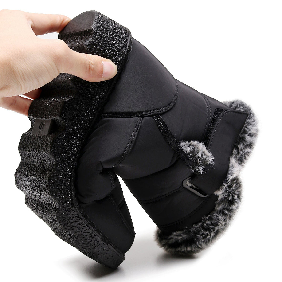 Damen Winterstiefel mit warmem Futter R&B