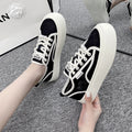 Damen modische Sneaker mit trendiger Perlenschnürung und robuster Gummisohle