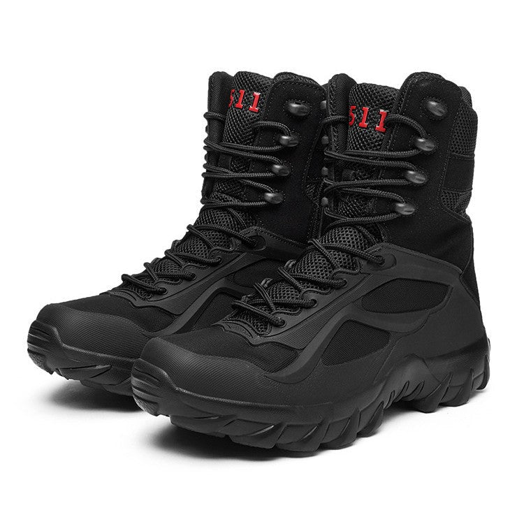 Damen Militärische Wanderschuhe mit rutschfester Profilsohle und atmungsaktivem Obermaterial