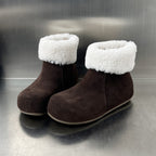 Damen elegante Fleece-Stiefel mit weichem Innenfutter und rutschfester Sohle R&B