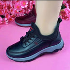 Damen Sportliche und bequeme Schnürsneaker mit dämpfender Sohle R&B