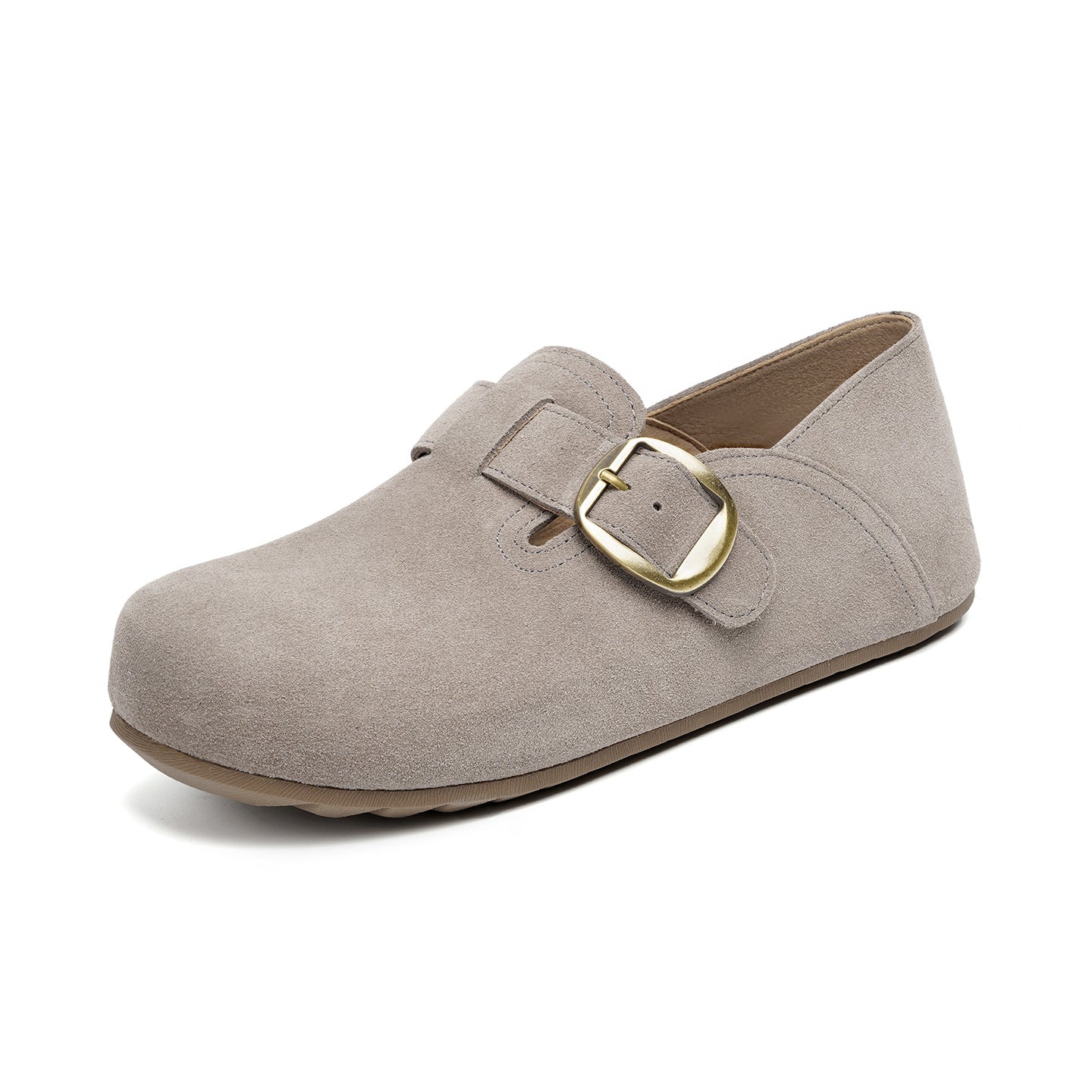 Damen Komfortable Clogs mit modischem Schnallen-Detail