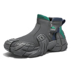 Damen modische wasserdichte Stiefeletten mit hohem Komfort und rutschfester Sohle R&B